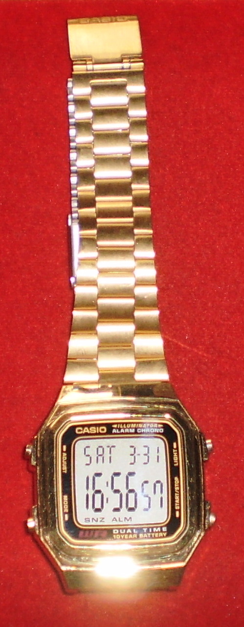 นาฬิกา Casio(คาสิโอ) A178WGA-1AUDF เคาะเดียว 550
