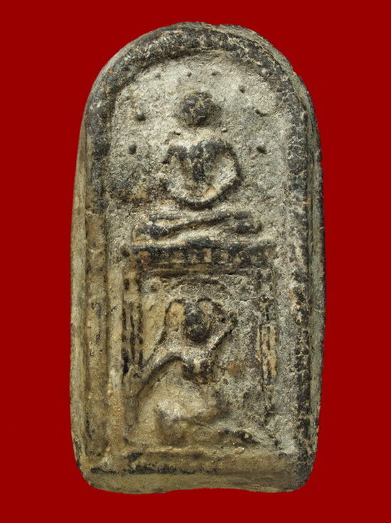 พระกรุวัดท้ายตลาด พิมพ์พระแม่ธรณีบีบมวยผม