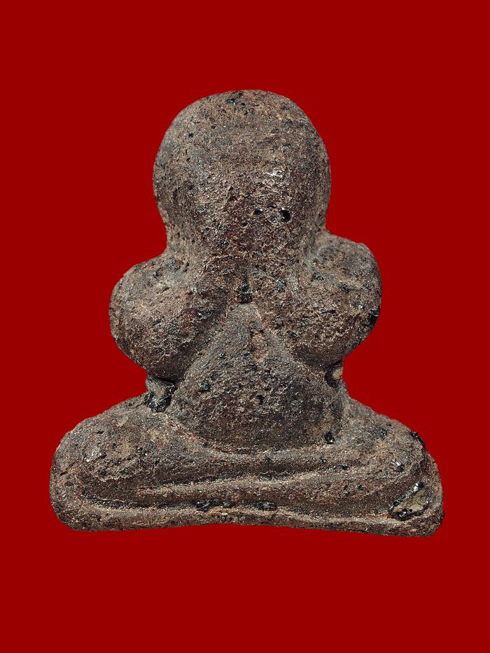 พระปิดตาสายวัดสะพานสูง เนื้อแห้งเก่า 