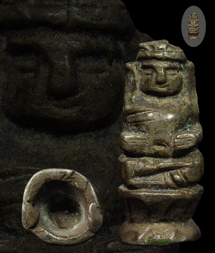 พระสังกัจจายน์ สำริดเงิน ขนาดจิ๋ว