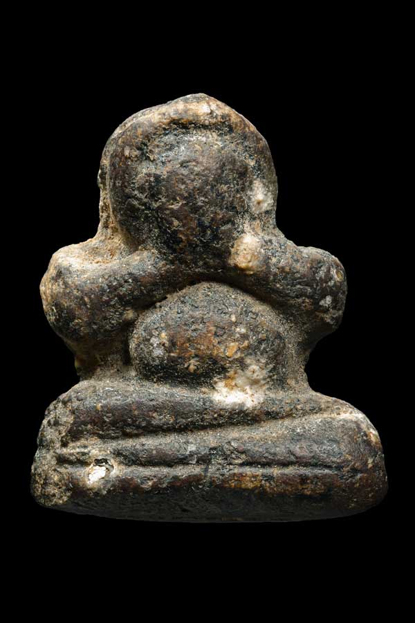 ปิดตาตะพาบเล็ก ลป.เอี่ยม เนื้อผงคลุกรัก 