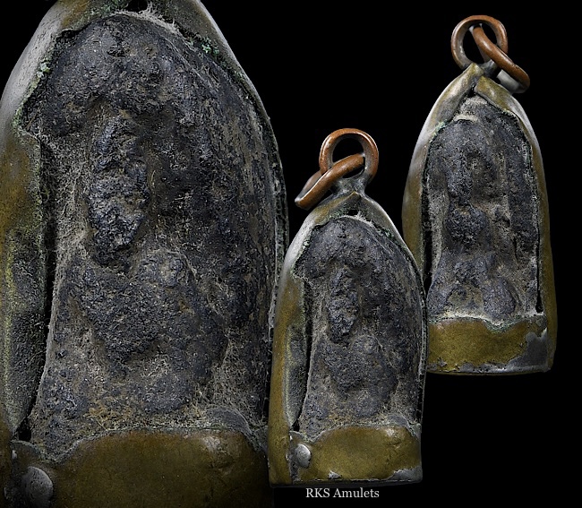 เกศาครูบาฯ พิมพ์กริ่งคลองตะเคียนสองหน้า 