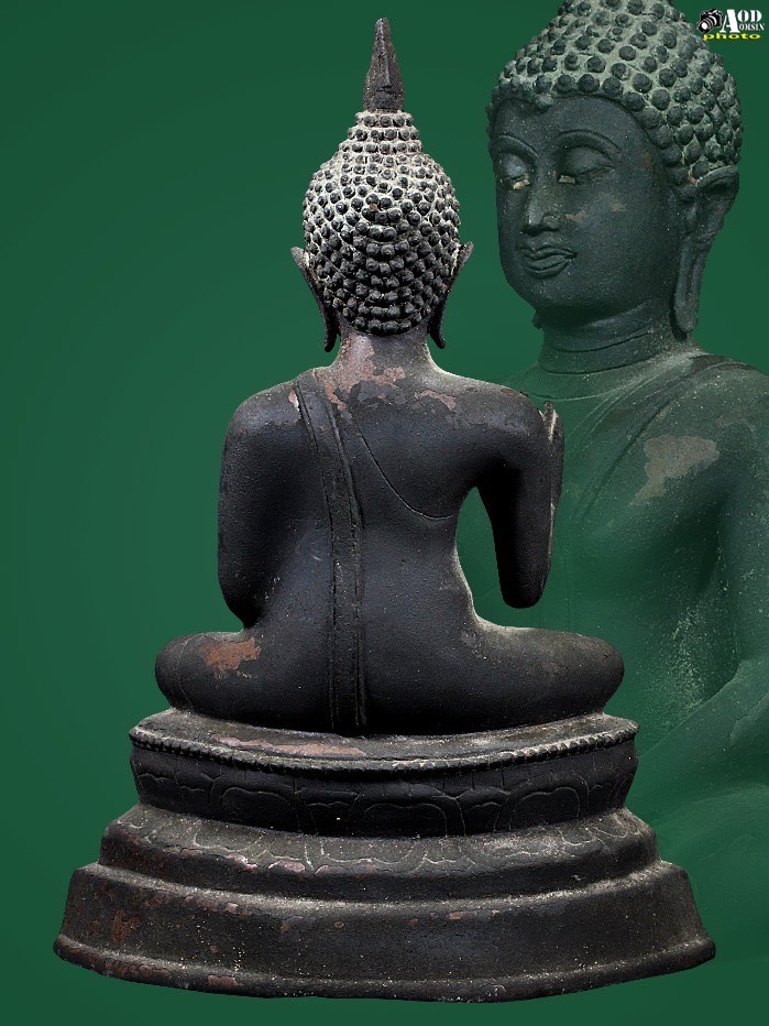 พระบูชาปางดีดน้ำมนต์ สำนักพุทธรัตนประทีป ปี 2500