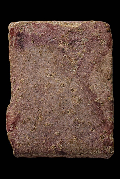 พระสมเด็จ หลวงพ่อโอภาสี พิมพ์สมเด็จซุ้มเสมาหลังเรียบ เนื้อผงขี้ธูป