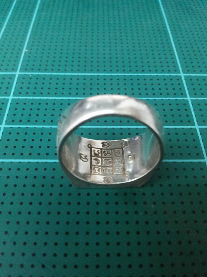แหวนพระพุทธหลวงพ่อโก๊ะปี35เนื้อเงิน