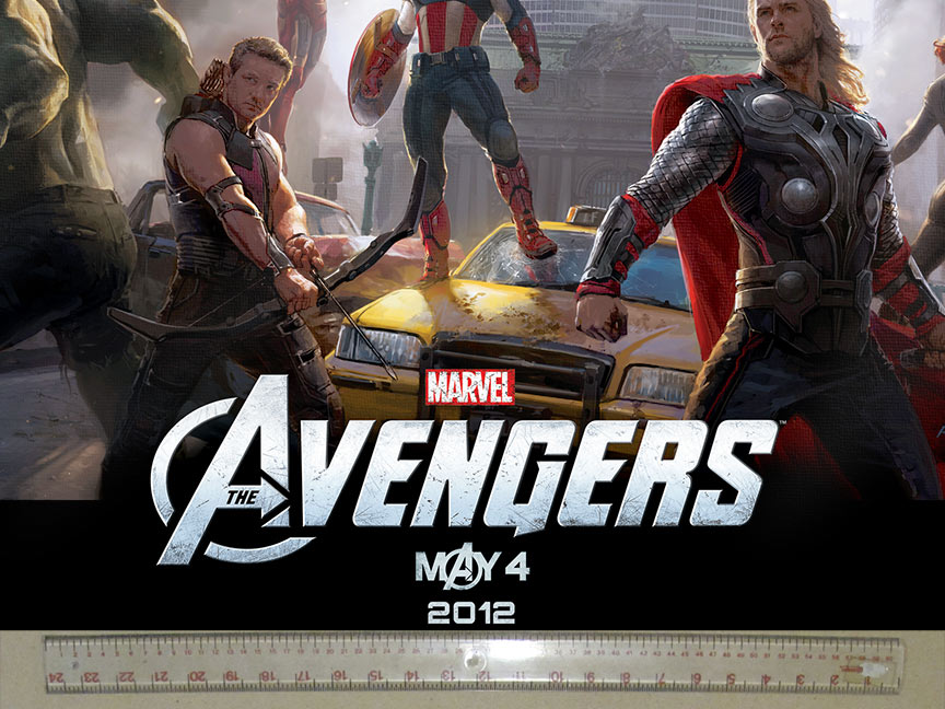 ภาพผ้าใบ(canvas) The Advengers ขนาดใหญ่ 1 เมตร