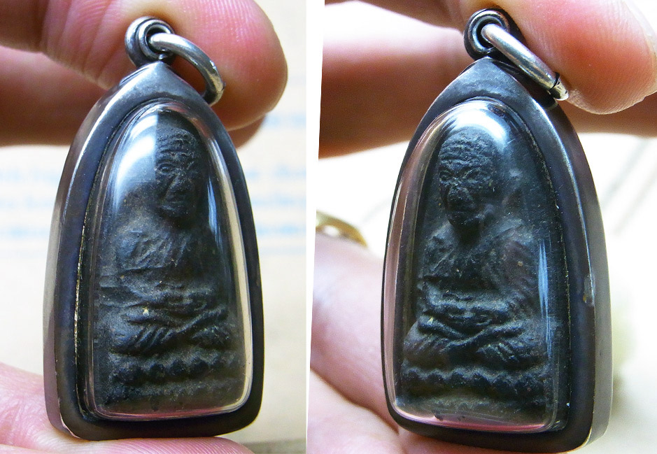 หลวงปู่ทวด บล็อคแตกเลี่ยมเงินเก่าๆ