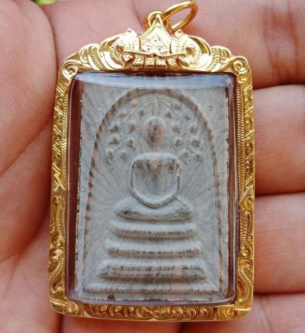 พระสมเด็จปรกโพธิ์เนื้อผงลาย ปี 14