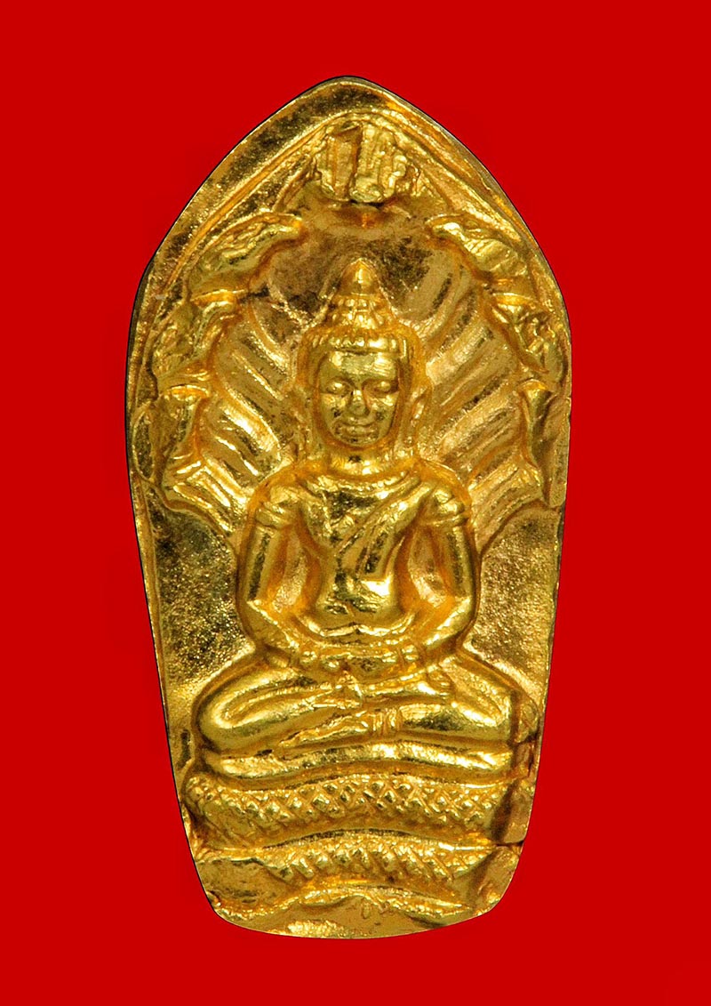 พระปรกใบมะขาม ครูบาเจ้าศรีวิไชย ทองคำ