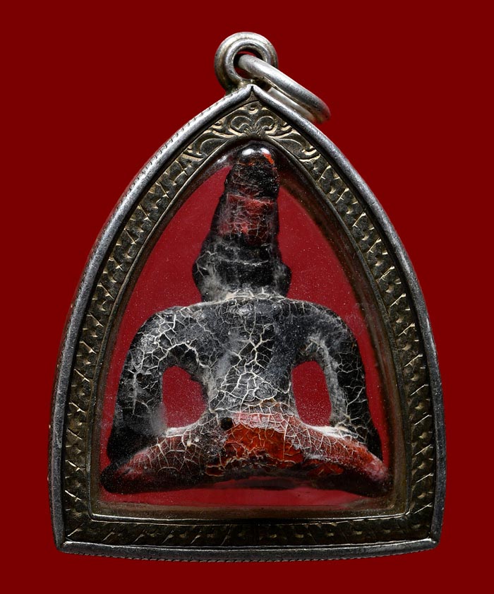 พระพิฆเนศเนื้อผงลงยา