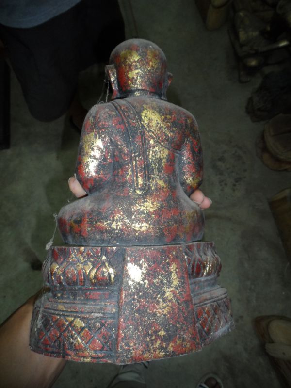 พระสังกัจจาย ไม้แกะมือ