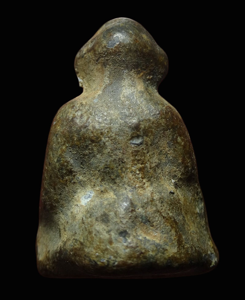 รูปหล่อโบราณเกจิอาจารย์ ตะกั่วสนิมแดง