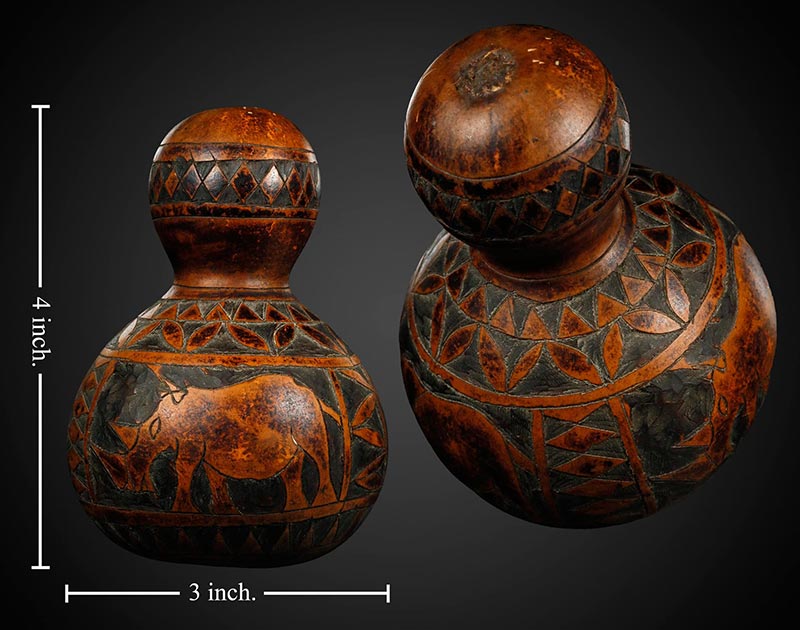 น้ำเต้าดูดทรัพย์ศิลปะโบราณ