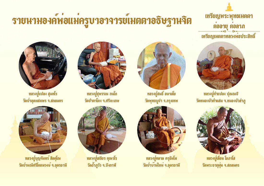 เหรียญพุทธเมตตา ต่ออายุ สวนธรรมสุโข
