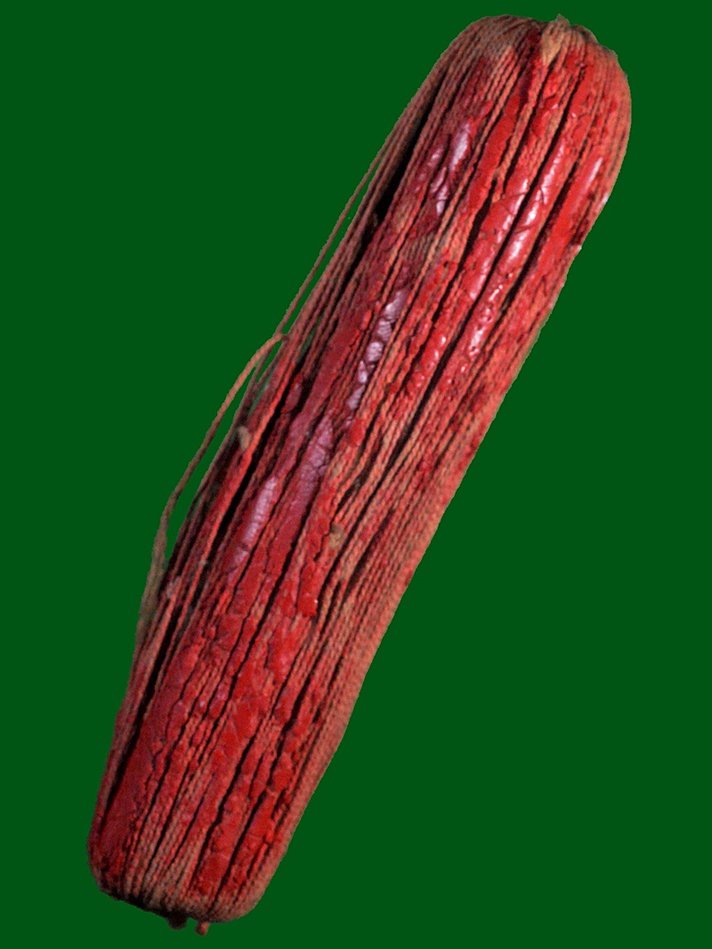 ตะกรุดกระดาษสา ลงชาด โบราณล้านนา