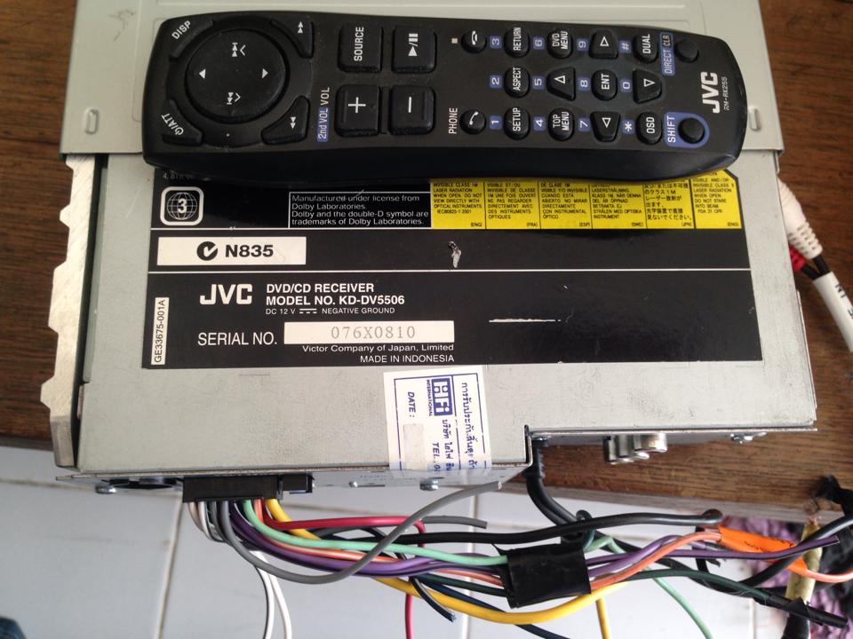 JVC KD - DV5506 สภาพ 95% เสียงดีมาก 