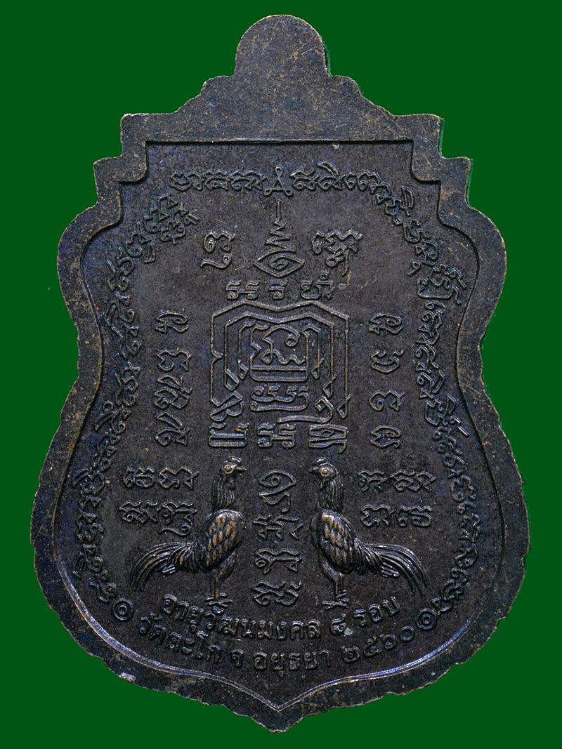 เหรียญหลวงพ่อรวย วัดตะโก ปี 2560 