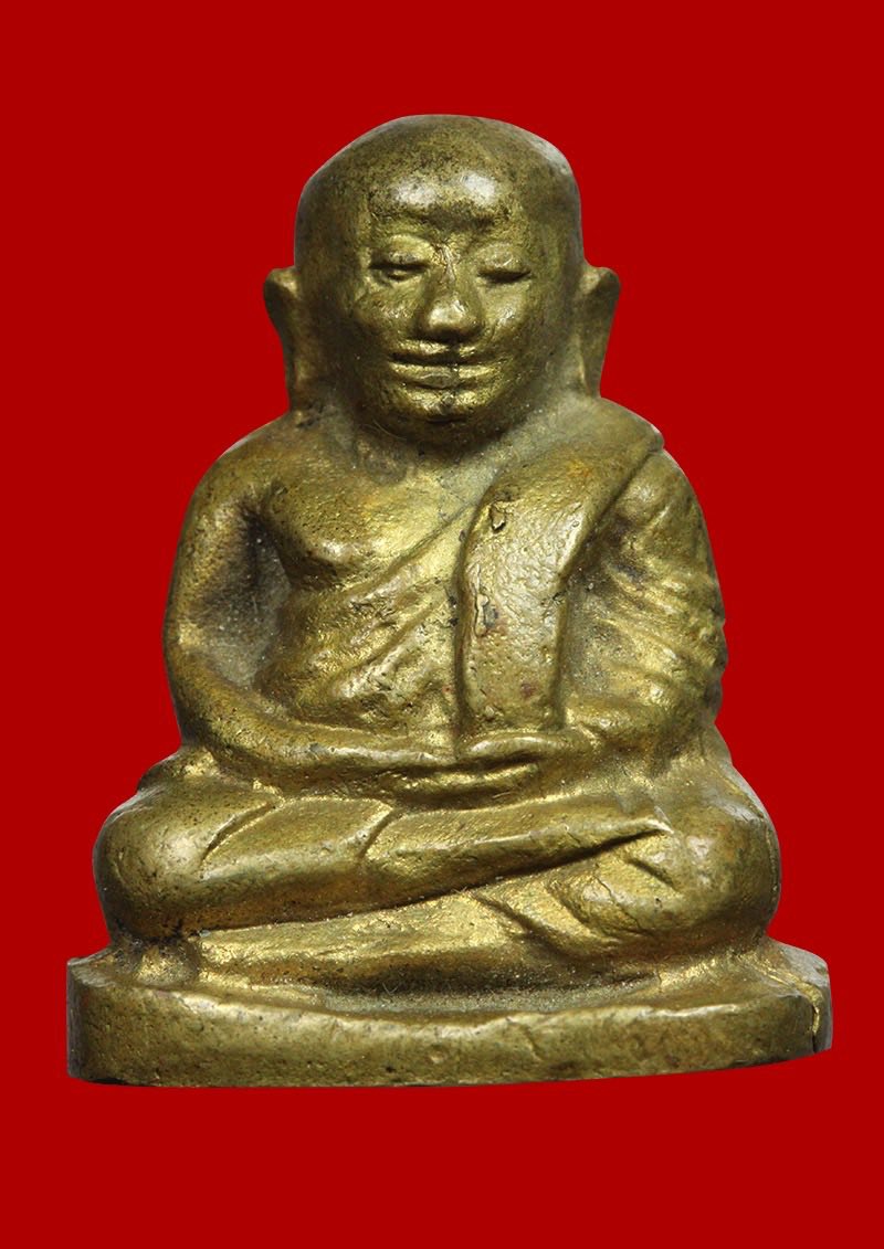 รูปเหมือนหลวงพ่อเงิน พิมพ์ช้างคู่ 