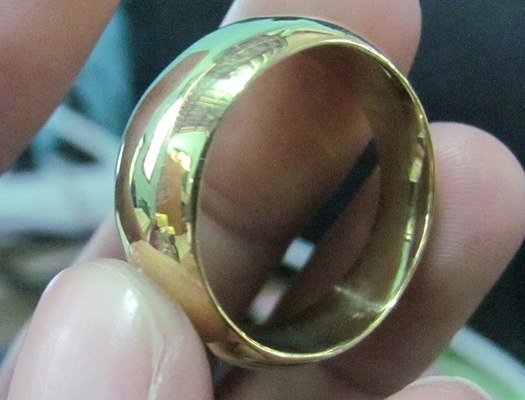 แหวนปลอกมีดหลวงปู่ดู่ วัดสะแก ปี2532 เนื้อทองเหลือง  สวยสุดๆๆ