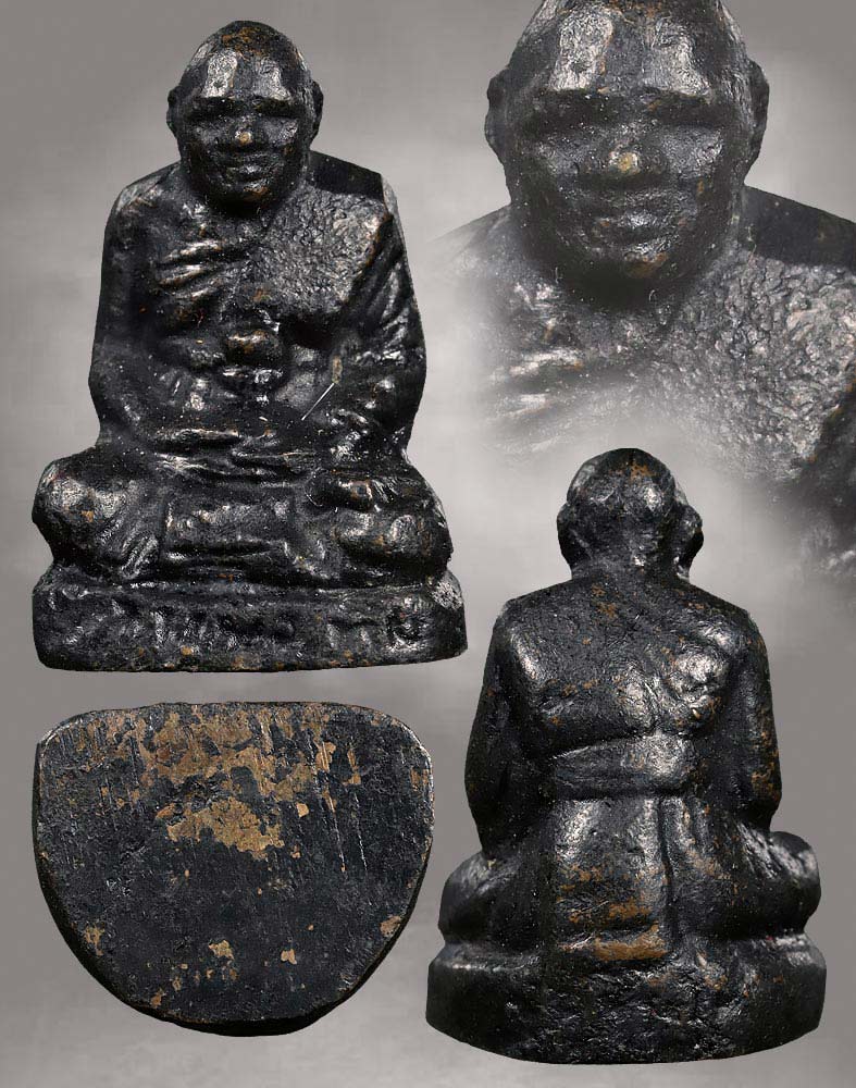 รูปหล่ออาจารย์ทิม วัดช้างให้ 08 ก้นตัน