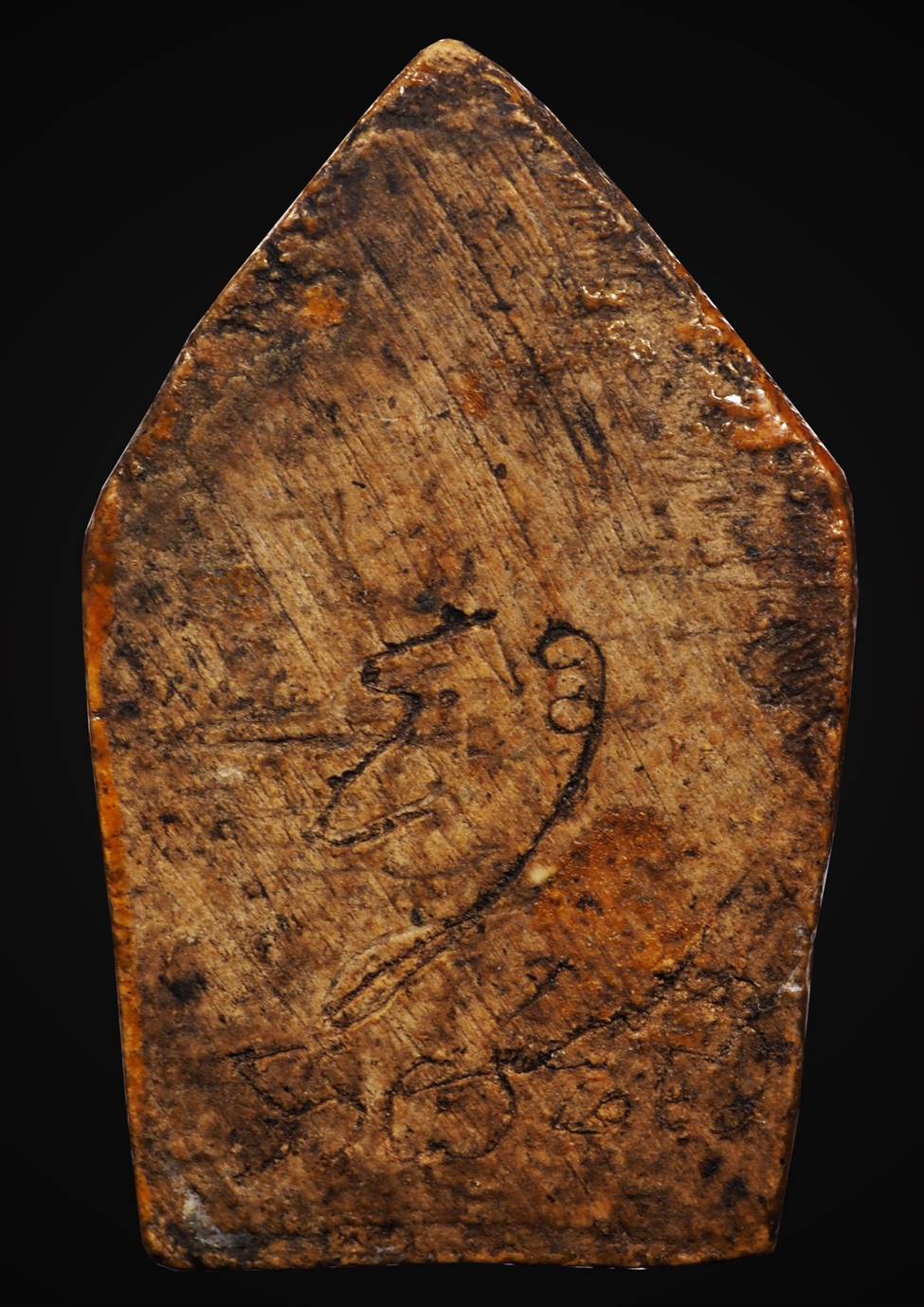 ขุนแผนรุ่นแรกครูบาจันต๊ะ เคลือบน้ำตาล