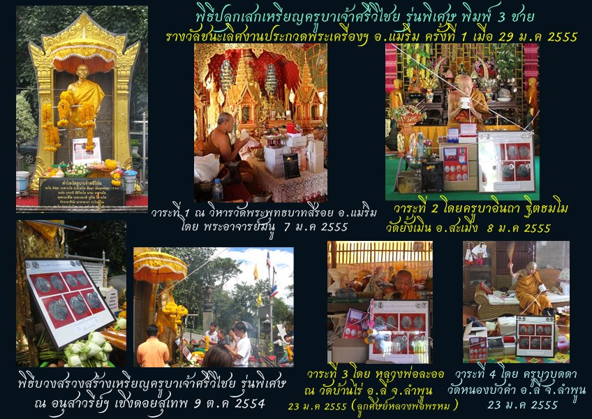 ครูบาเจ้าศรีวิไชย งานประกวดพระแม่ริม เนื้อทองแดง