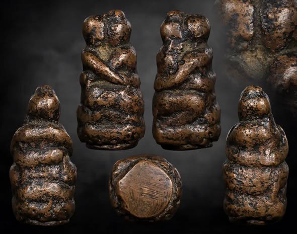 อิ่นล้านนาเนื้อทองแดงเถื่อนหล่อโบราณ