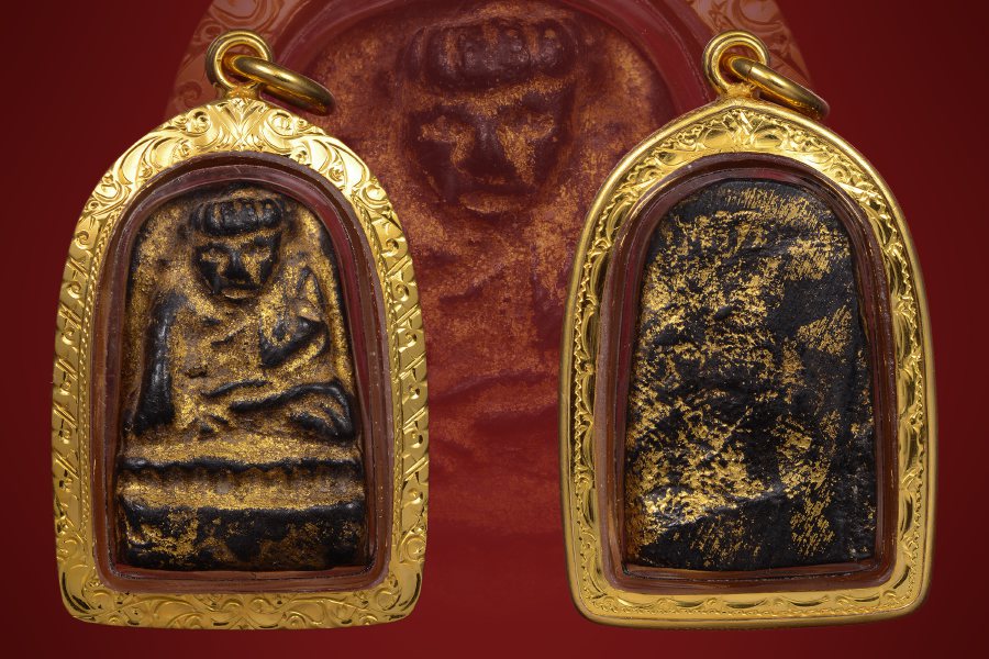  พระบัวเข็มไทยใหญ่ ลงรักปิดทองเก่า1