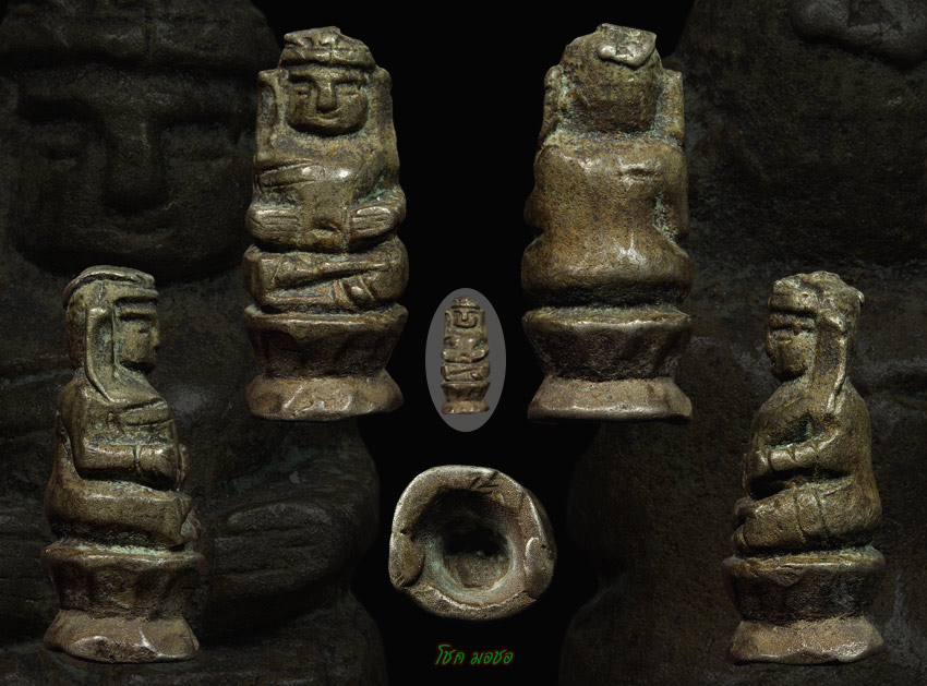 พระสังกัจจายน์ สำริดเงิน ขนาดจิ๋ว