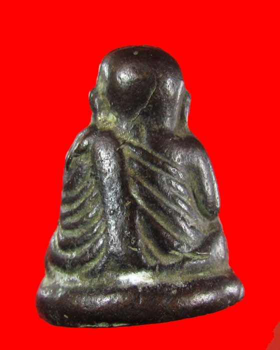 หลวงพ่อเงิน ปืนแตก ปี28 เศียรโต สนิมดำ 