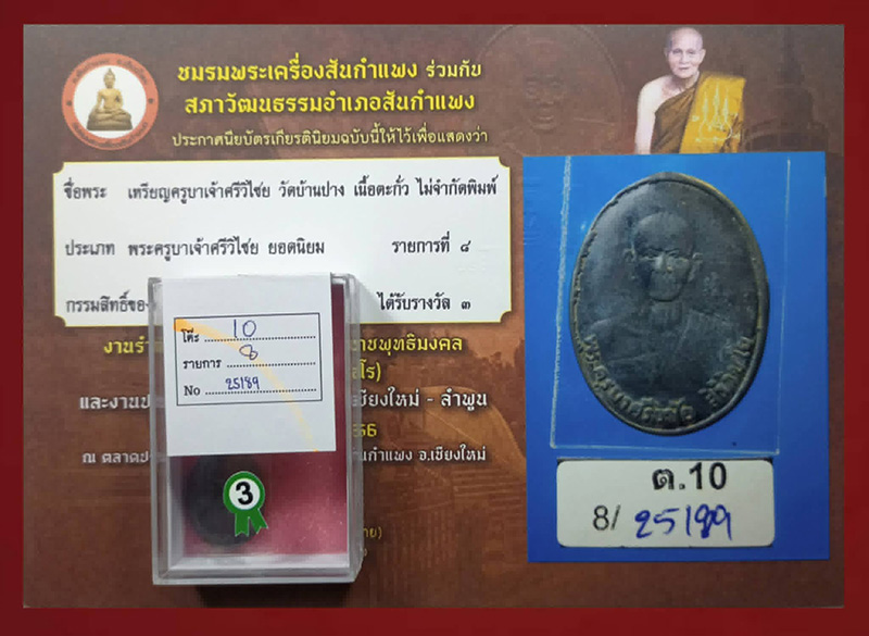 ดีกรีรองแชมป์อันดับ 2 พร้อมใบประกาศ